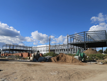 承德亞歐果仁有限公司在建杏核破碎、杏仁脫苦車間項目初見規(guī)模